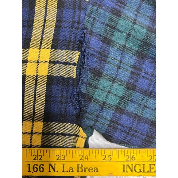 Mens Patchwork Plaid Button-Up Shirt Multicolor Design Long Sleeve XL flaw - Picture 15 of 16